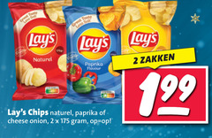  lays chips 2 tosti less naturel taste paprika flavour cheese onion zakken 