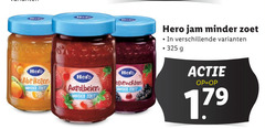  hero jam abrikozen minder zoet aardbeien bosvruchten 