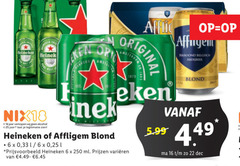  affligem heineken blikjes bier speciaalbieren 6 16 18 22 25 250 nix18 jaar alcohol legitimatie belgisch abdijbier original blond 33 1 ml varieeren 5.99 