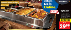  4 14 18 300 temperatuur instelbaar cm silver crest online lidl.nl december buffetwarmer verwarmingsplaat warmhoudfunctie rvs schalen transparante deksels 2x 2 1 l stuk 