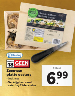  oesters 6 18 platte tres plates gratuit koeling messen zeeuwse mes zaterdag december stuks 