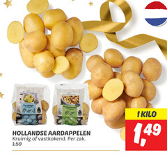  aardappelen 1 kruimige vers passie vastkokende hollandse kruimig vastkokend zak kilo 