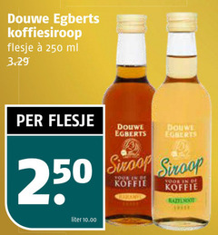  250 douwe egberts flesje ml liter siroop koffie your 