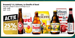  duvel brouwerij t ij la chouffe liefmans speciaalbieren 4 8 25 33 250 tray flesje zatte tripel ond blond fruitesse 330ml 4x ml liter v.a. 