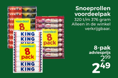  snoep 8 320 voordeel snoeprollen stop king pack pak 