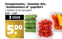  cherry tomaten 3 500 snoeptomaten mix schalen kilo v.a. 