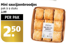  9 250 mini saucijzenbroodjes pak stuks broodjes 