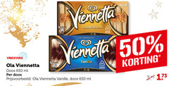  ola viennetta ijstaart 50 650 original salted caramel recycle new vriesvers doos ml vanille 