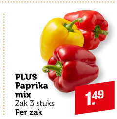  paprika 3 mix zak stuks 