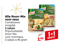  knorr maaltijdmix 1 2 46 mix saus combineren zakjes roomsaus by groenten groente bloemkool broccoli room 