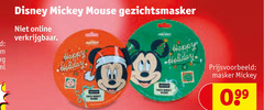  ml disney mickey mouse gezichtsmasker online happy holiday masker 