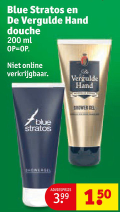  150 200 blue stratos vergulde hand douche ml online shower gel showergel 3.99 