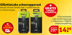  1 2 scheerapparaat handle scheermes scheermesjes verzending labs navulmes cadeauverpakking 