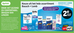  2 240 1998 optiek gezond comfortabel dragen lenzen bausch lijn verzorgingsproducten harde zachte contactlenzen ontwikkeld tip stappen bijsluiter desinfectie lang genieten assortiment maandlenzen 1 50 kruidvat ml boston multi purpose gevoelige ogen live daglenzen halve 