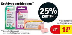  6 25 kruidvat silence music oordopjes stuks gezondheidsproduct lees 