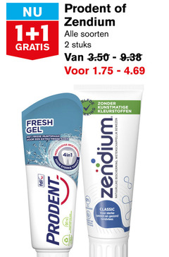  1 2 prodent zendium soorten stuks fresh gel frisse muntsmaak adem meervoudige bescherming 4in1 tanden kunstmatige kleurstoffen natuurlijke wetenschappelijk bewezen mond classic gezond tandvlees 