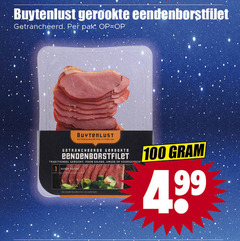  100 buytenlust gerookte eendenborstfilet getrancheerd pak traditioneel gerookt salade amuse voorgerecht ready to 