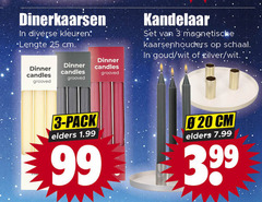  3 25 99 dinerkaarsen kleuren lengte cm dinner candles kandelaar magnetische kaarsenhouders schaal goud wit zilver pack elders 3.99 