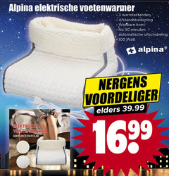  3 90 100 alpina elektrische voetenwarmer warmtestanden afstandsbediening wasbare hoes minuten automatische uitschakeling watt fleece polar elders 