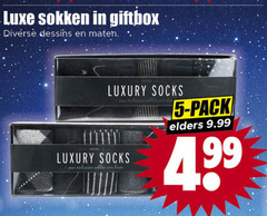  3 5 luxe sokken giftbox dessins maten luxury socks paar exclusieve bollen vers heren pack elders 