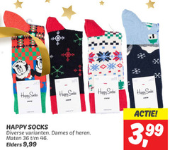  36 46 happy socks dames heren maten elders 9 99 3 