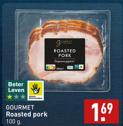 100 beter leven dieren bescherming gourmet roasted pork g . nutri - score abcde ourmet  o     langzaam gegaard ge qatc 16    