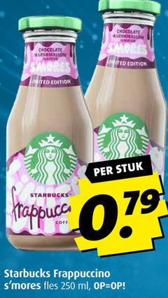  starbucks ijskoffie 250 chocolate marshmallow flavo smores edition limited stuk frappuccino fles ml 