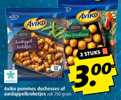  2 10 100 750 aviko aardappel kroketjes bistro pom duchesse diepvries pommes duchesses aardappelkroketjes zak stuks 