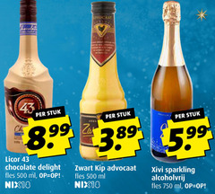  zwarte kip licor 43 advocaat likeur 500 750 chocolate stuk delight fles ml nix18 zwart sparkling alcoholvrij 