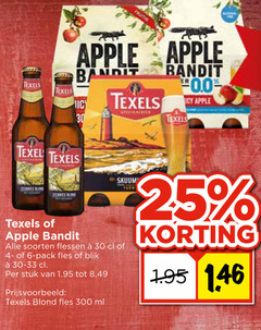  apple bandit texels appelcider speciaalbieren 6 25 30 300 00 texel soorten flessen pack fles blik stuk blond ml 