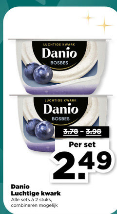  danone danio kwark 2 luchtige bosbes stuks combineren 