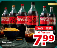  coca-cola cola 4 borrel cherry coca co zero sugar caffeine original taste refreshing calories light flessen 1 5 liter combineren 