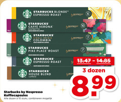  starbucks koffiecups 3 10 blonde espresso roast caffee verona ristretto roasted ground coffee capsules single origin colombia pike ge house blend lungo by nespresso koffiecapsules dozen stuks combineren 