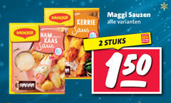  2 10 150 maggi hama kaas saus kerrie sauzen stuks 