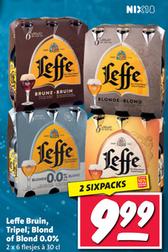  leffe speciaalbieren 2 6 10 30 nix18 brune bruin blonde blond tripel 0.0 sixpacks 