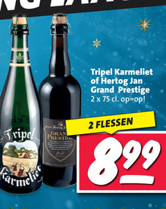  karmeliet hertog jan speciaalbieren 2 3 tripel grand prestige flessen 