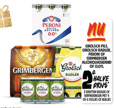  grolsch peroni grimbergen blikjes bier speciaalbieren 2 4 6 330 0.0 alcoholic bottles qualita nastro azzurro meesterschap italiano premium pilsner zachte citroen radler frisse pils halve kratten abbaye opgericht 