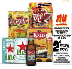  texels desperados heineken silver krat bier speciaalbieren blikjes 1 2 6 7 330ml pack les refreshing taste original since gearomatiseerd tequila strawberry margarita beer speciaalbier tripel tarwebier 0.0 halve bieren voordeel geschenkverpakkingen 