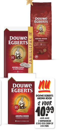  douwe egberts koffie koffiepads koffiebonen 2 3 4 5 6 7 8 9 pads aroma rood bonen evenwichtig rond joure meester snelfiltermaling stuks 