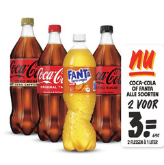  fanta coca-cola cola frisdrank 1 2 3 beha zero original refresh sugar calories coca soorten flessen liter 