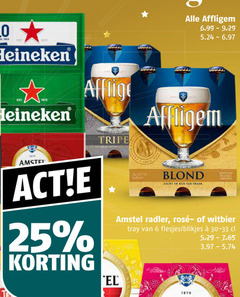  affligem speciaalbieren 6 25 1870 4711 heineken amstel student blond zacht rijk radler witbier tray blikjes 