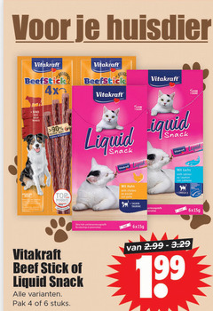  vitakraft kattenvoer 3 4 6 90 huisdier origin originele beefstick 4x calorie beef b meat vitamins liquid lachs with salmon saumon salmone seafood recipe top marke chicken poulet pollo taurine preservatives stick snack pak stuks omega 1 99 