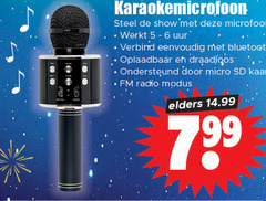  scan tone you karaokemicrofoon steel microfoon uur verbind bluetooth oplaadbaar draadloos ondersteund micro sd kaart fm radio modus elders 