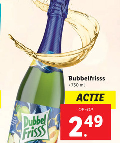  dubbelfrisss fruitdrank 750 dubbel bubbelfrisss ml 