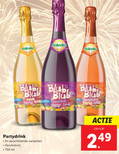  kinderchampagne 750 solevita cd peach party drink forest fruit strawberry partydrink alcoholvrij ml 