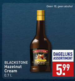  likeur 18 l blackstone alcohol hazelnut cream limited edition flavo dagelijks assortiment 