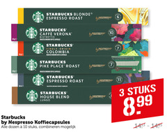  starbucks koffiecups 3 7 10 11 blonde espresso roast nespresso caffee verona by ristretto roasted ground coffee capsules single origin colombia pike house blend lungo stuks koffiecapsules dozen combineren 