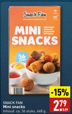  36 64 279 snack fan allergrootste diepvries min mini frikandel kiphapje bitterbal snacks stuks ca. inhoud 