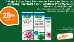  1 3 25 30 50 80 100 a.vogel echinaforce dormeasan famosan nachtrust overgang passiflora prostaforce menstruatie tabletten druppels ml hotdrink mg rustgevende stressmomenten prostaat capsules normaal plassen capsule dag ondersteunt herstellend vermogen huid mnd 