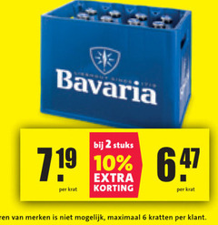  bavaria krat bier 2 6 10 stuks merken maximaal kratten 